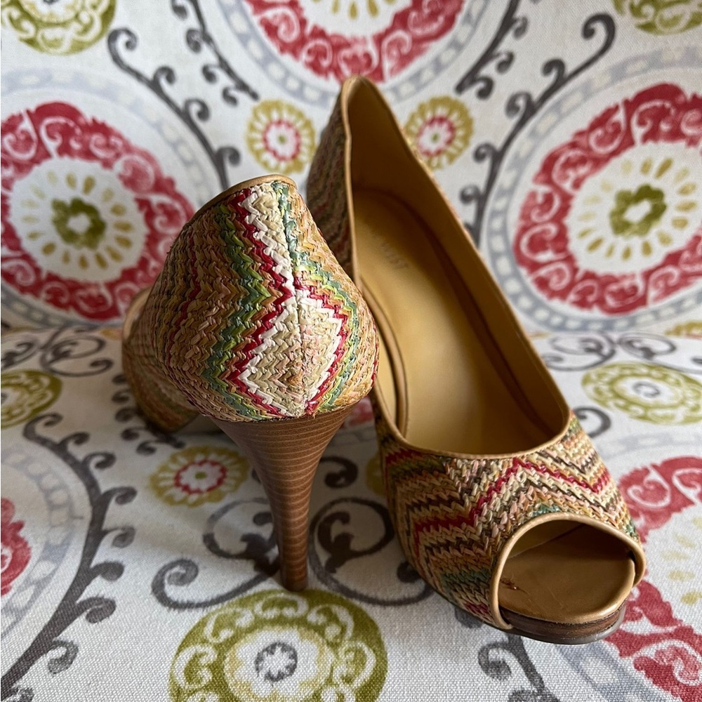 NINE WEST PUMPS Heels NEW multicolor - Picture 4 of 5